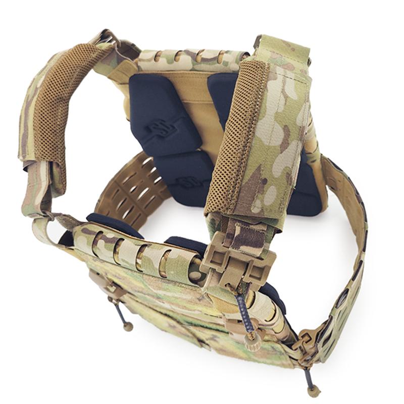 BEPAN Tactical Vest Padding - Shock-absorbing Breathable Cushioning Pad Anti-friction Gap Sweat-absorbing Front And Back Padding (8-pi