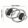 Metal Flip Chain Fidget Cube Focus EDC Unlimited Rotating Stress Relief Keychain Toy Sensory Anxiety Relief for Adults with ADHD