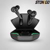 STONEGO Bluetooth 5.0 Wireless Gaming Headphones Earbuds Dual Mode Noise Cancelling Waterproof Earphones for E-Sports Music