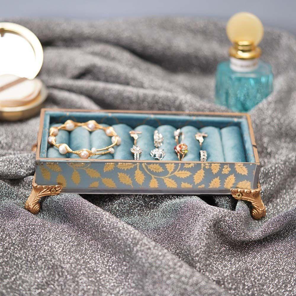 Durable Jewelry Display Stand Smooth Jewelry Tray Holder Luxury Trinket Box Craft Show