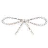 10pcs Sparkly Rhinestone Bow Brooch Pin Vintage Bowknot Claw Chain Pin Rhinestone Brooch  For Women