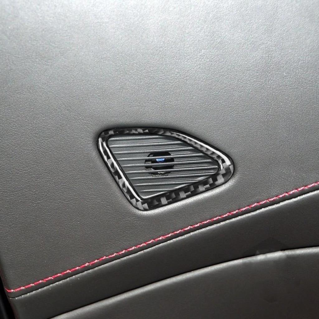 2 шт./компл., стильная наклейка из углеродного волокна, дверной динамик, рамка, накладка, наклейка для Chevrolet Corvette C7 2014-авто