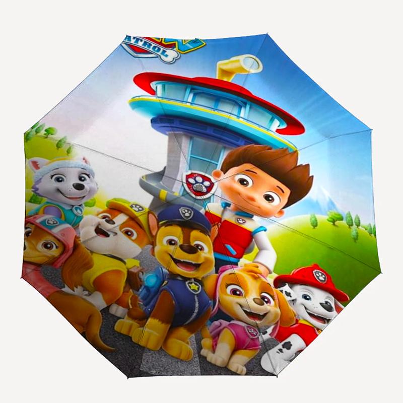 PAW Patrol Theme Automatic Umbrella, Lightweight & Portable, 8 Rib, Perfect for Outdoor Travel, Birthdays, Christmas, Gifts.