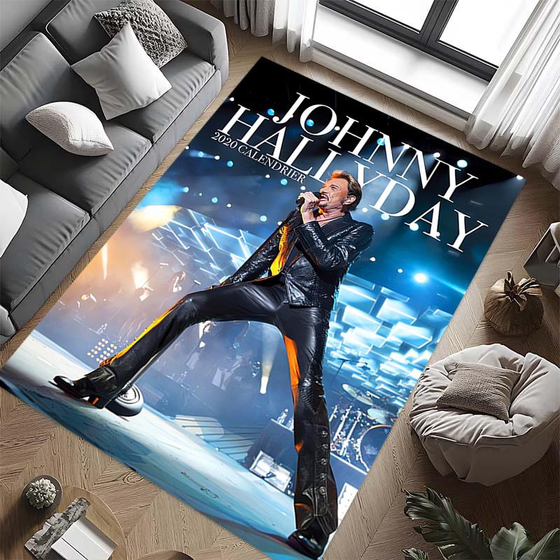 Johnny Hallyday Live Performance carpet printing Doormat Doormat Fashion Protective pad