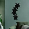 1pc Metal Sea Turtle Wall Decor – Modern Art for Living Room & Bedroom Stylish Metal Wall Hanging for Any Space