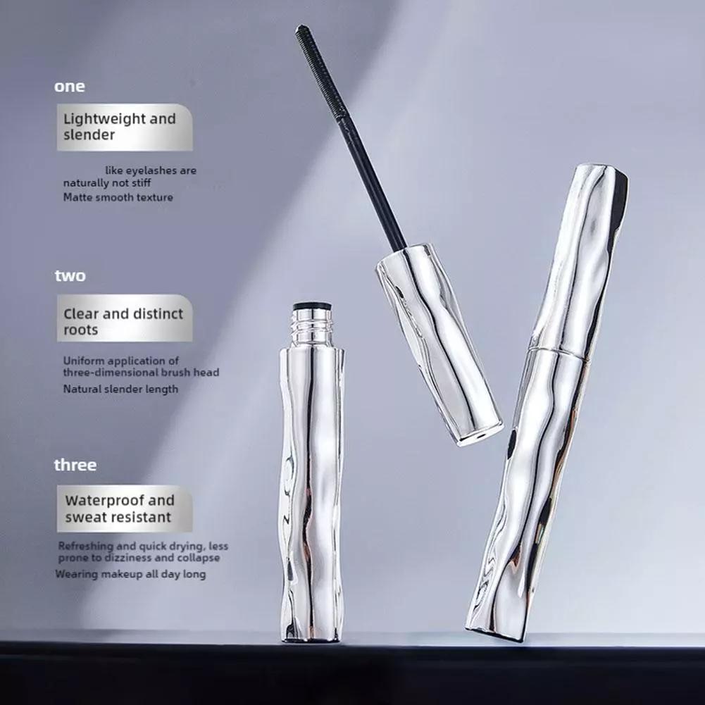 4D Водостойкая тушь для ресниц Stain Proof Удлиняющая черная завивка ресниц Fiber Fill Eye Makeup