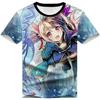 Аниме Sword Art Online Kirito SAO 3D Printed Футболка для взрослых Косплей Смешные Быстросохнущие Крутые Футболки с Коротким Рукавом Топы