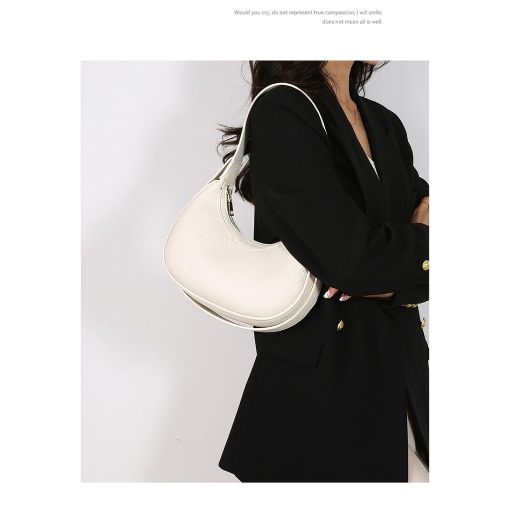 IELGY Handbag Minimalist Crescent Bag