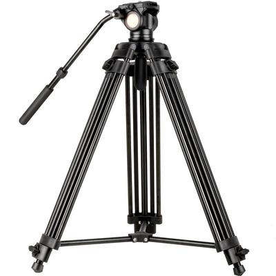 Q880 Алюминиевый штатив для DSLR-камер с гидравлической головкой панорамирования и наклона для фото- и видеосъемки