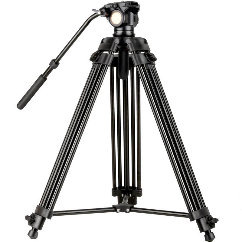 Q880 Алюминиевый штатив для DSLR-камер с гидравлической головкой панорамирования и наклона для фото- и видеосъемки