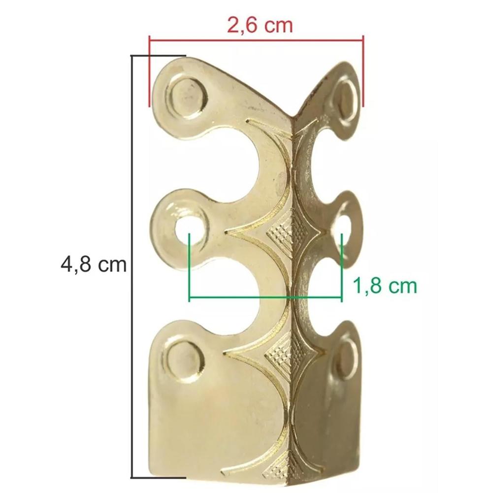 10 PCS Vintage Iron Skiffers Iron Skirting Board Corner Spaces Residential Commercial Corners P I4A8