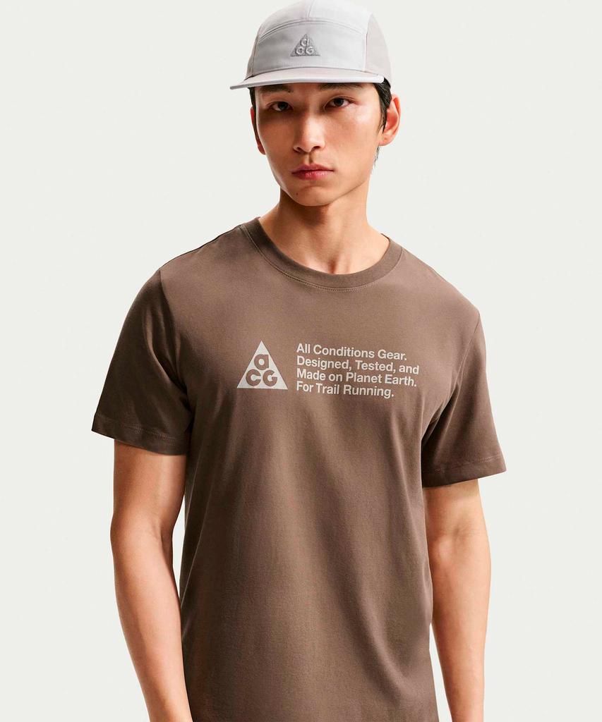 NIKE Acg Dri-Fit Trail Running T-Shirt M - Ironstone / Io9630-004