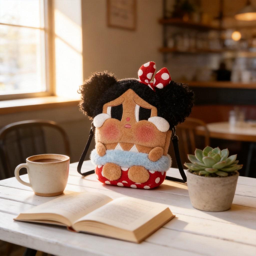 Vacation Mode On Cry Baby Plush Toy Pendant With Soft Polyester Material For Collectors