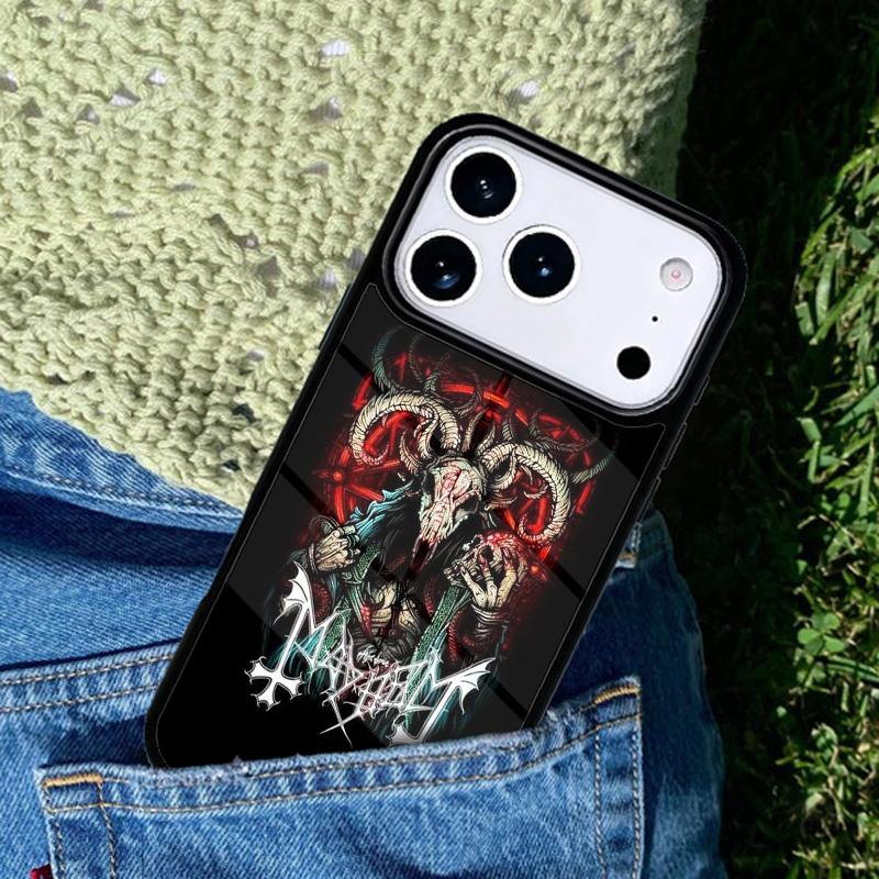 Pentagram 666 Demonic Satanic mobile phone case Compatible with IPhone 17 16 15 14 13 12 11Pro Max 17 Air cover