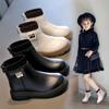 Girls Boots Children Shoe Autumn Winter Girls Short Boot Velvet Warm Mid Length Boot Girl Boot Girls Shoes Botas