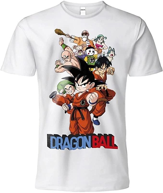 2026 Dragon Ball Pure Cotton T-shirt, White Shirt, 9 Character Design, Comfortable, Breathable, High-Quality, Insulated, Y2K