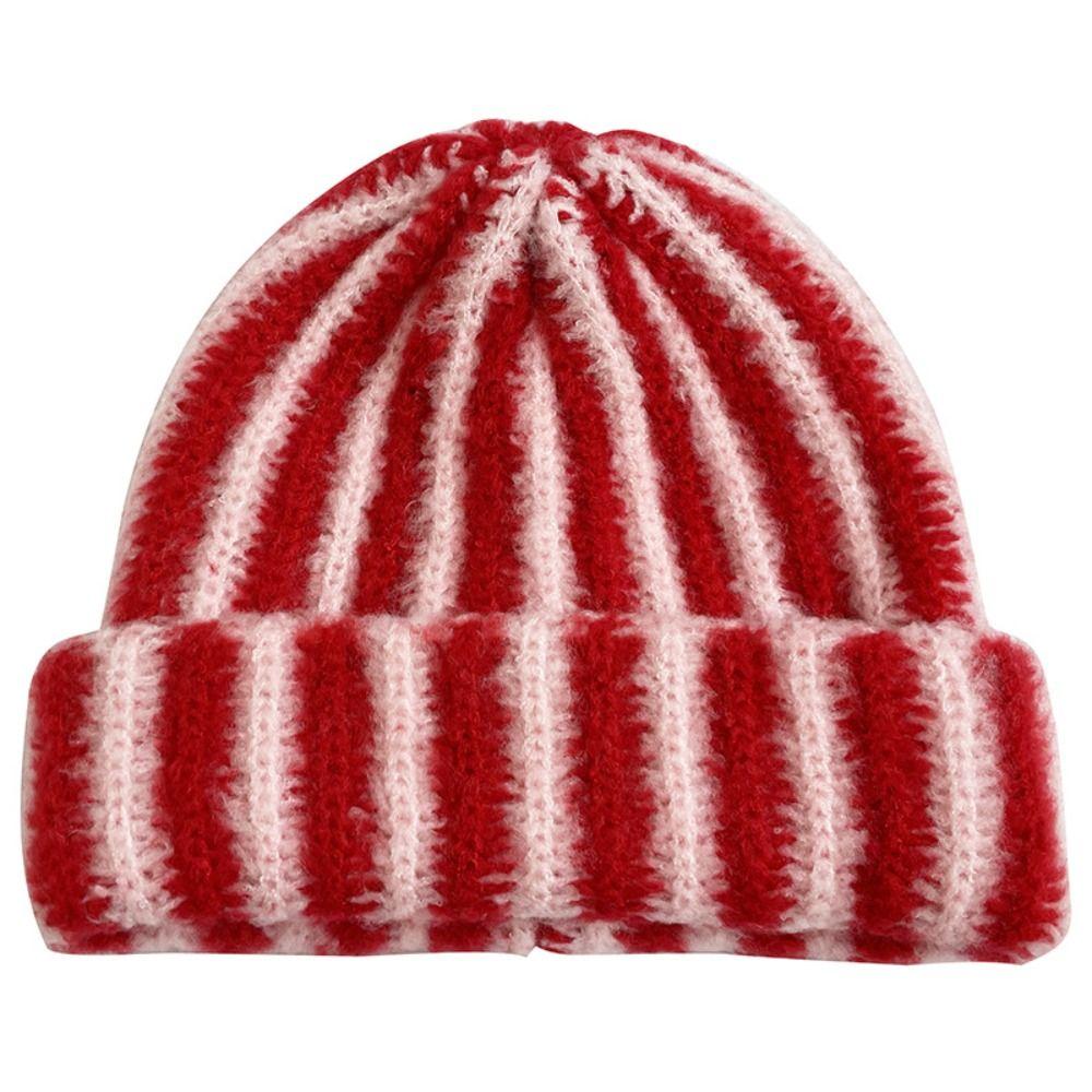 Windproof Knitted Beanie Cap Pullover Cold Proof Warm Hat Fashion Skullies & Beanies Autumn Winter
