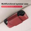 Universal Car Sunglasses Holder Portable Auto Glasses Case Car Driving Eyeglass Case Sun Visor Storage