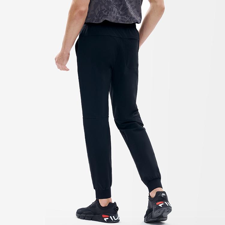New FILA Athletics Knitted Sweatpants Men's Pitch Black A11M211807F-BK
