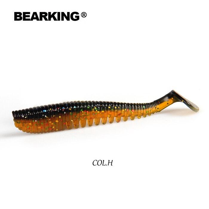 BEARKING 110mm 8g 4pcs/bag Fishing Lures Soft Lure Artificial Bait Predator Tackle Jerkbaits For Pike And Bass