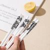 5 Pairs of Ceramic Chopsticks Simple Household Kitchen Easy To Clean Non-slip Chopstick Gift Box Sushi Hotpot Tableware