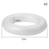 1Pcs Polystyrene Foam Ring Round Wedding Party Decorations New DIY Handmade Wreath