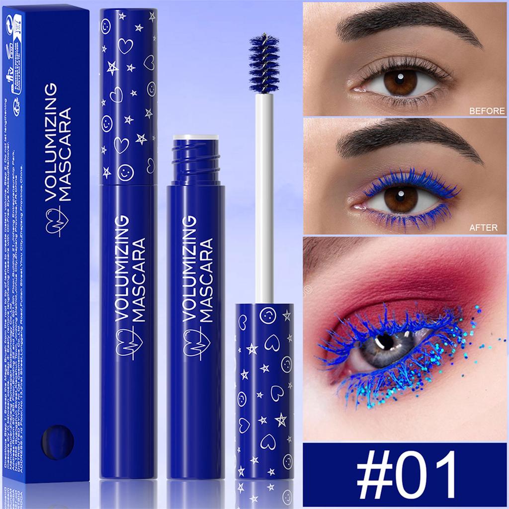 0,25 мл цветная тушь для ресниц набор, цветная водостойкая тушь для ресниц стойкая тушь для женщин Хэллоуин макияж глаз