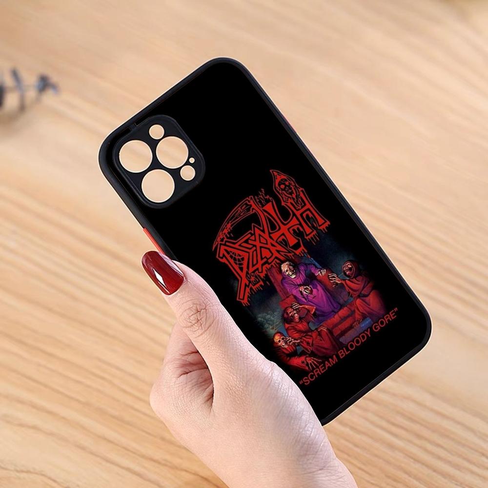 Чехол для телефона Old Deaths Mental Rock Черный Матовый Для IPhone 16 Pro Max 15 13 12 11 14 Pro Max Mini Plus SE2020 XS Max XR