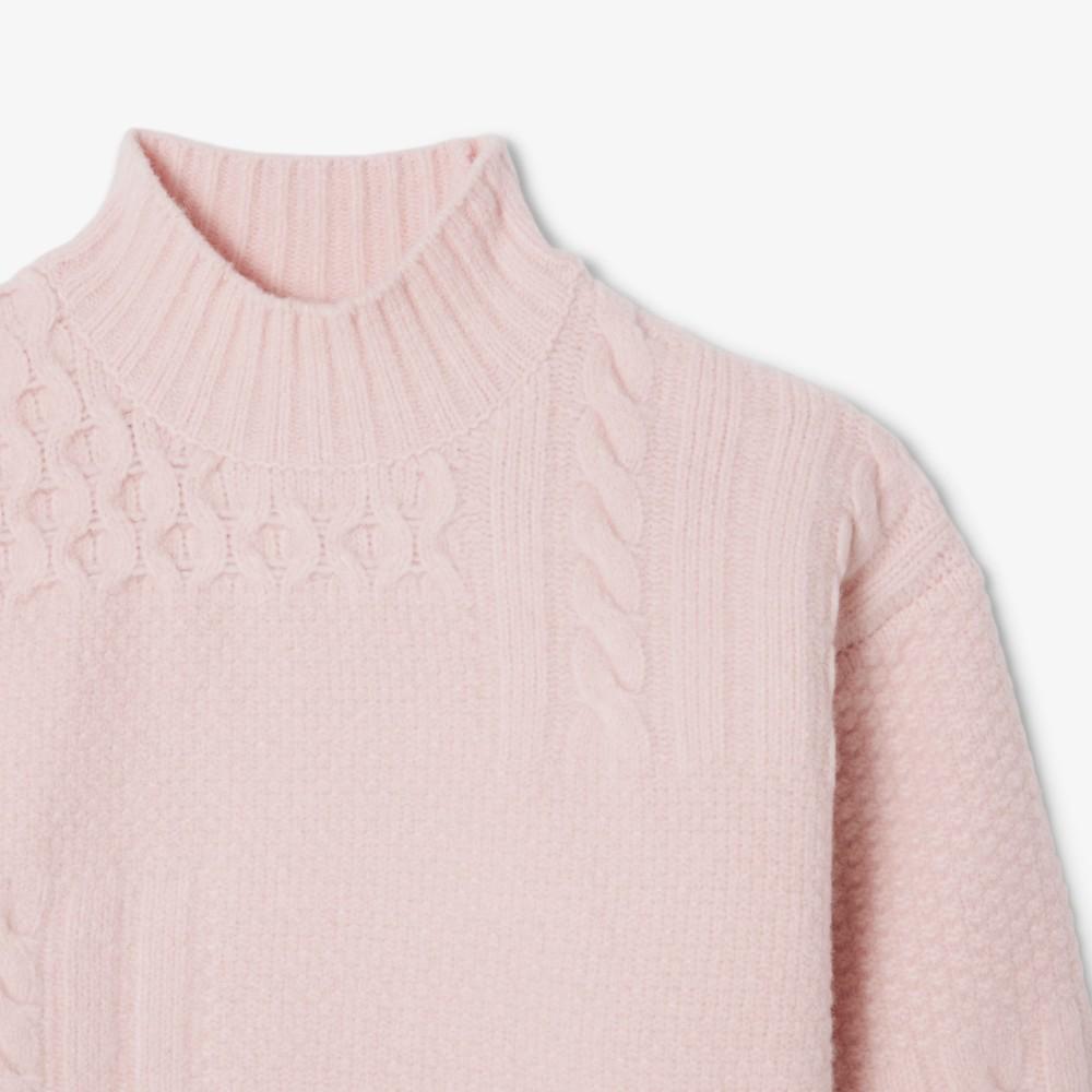 [Lacoste] Women's Aran Cable Turtleneck Pullover AF3974-55NADY