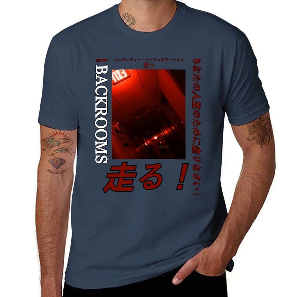 Backrooms Level Tshirt Simple Casual Short Sleeve Tee Tshirt