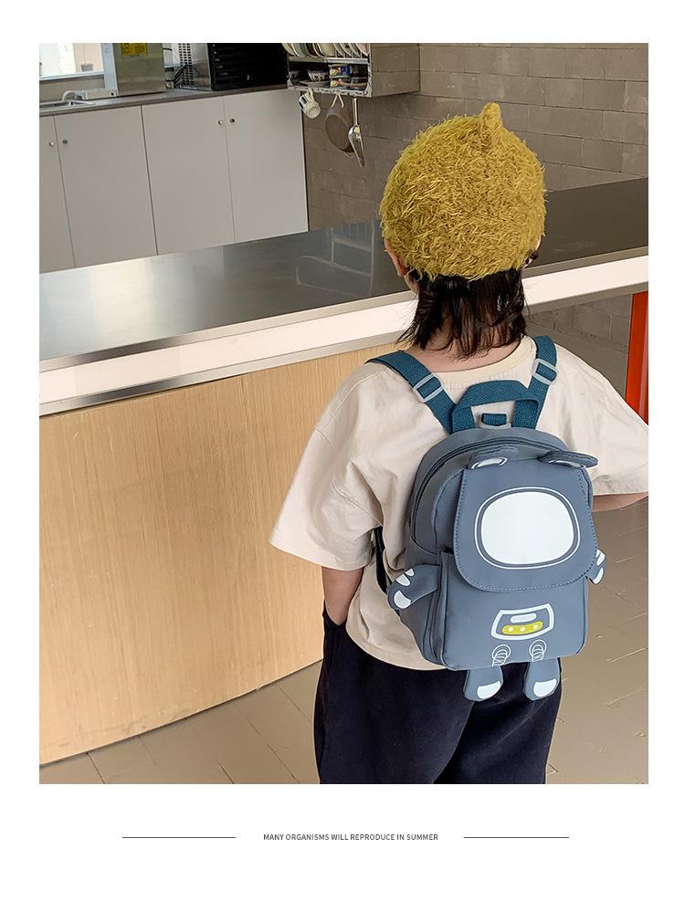 Japanese Style Anti-Lost Astronaut Schoolbag: Cute Kindergarten Backpack for Boys & Girls