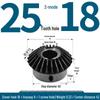 Закаленная сталь 45, коническая шестерня 90°, 1:1 Отношение, Готовое отверстие, Стандартное отверстие, Крепление винтовым отверстием