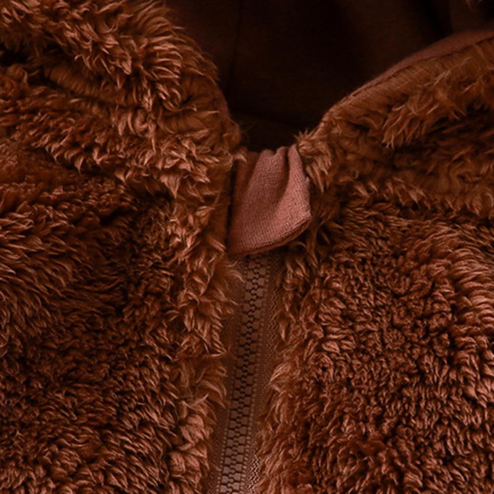 Детский теплый комбинезон с капюшоном, однотонный комбинезон на молнии для младенцев