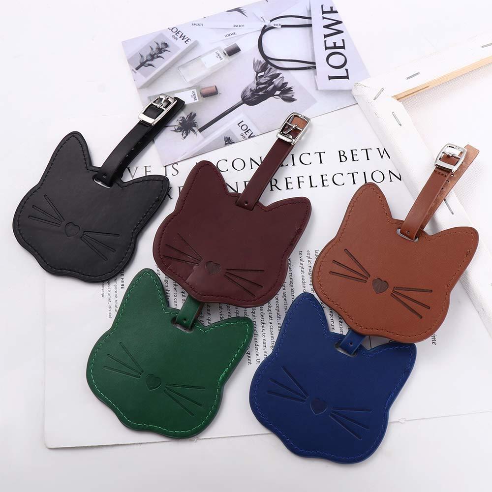 Tag Cat Shape Airplane Check-in Boarding Pass Airplane Suitcase Tag Travel Accessories Luggage Tag