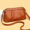 Cloud Ruched Crossbody Bag, Solid Color Zipper Every Day Purse, Fashion Shoulder Bag For Women