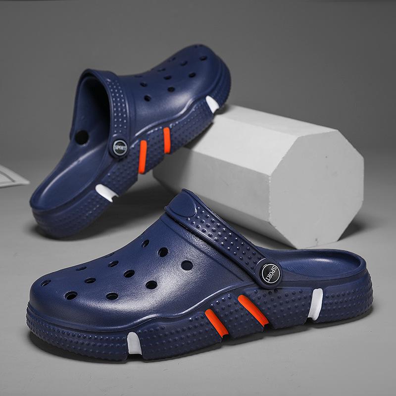 Мужские модные садовые клоги с мягкой подошвой и вентиляцией для пляжа или улицы