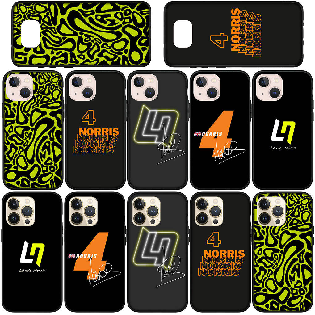 Phone Case for Samsung Galaxy S25 S24 S23 iPhone 16 15 Xiaomi Redmi Note 14 13 12 16E 11 ProOPPO Moto Huawei F1 Number Funda No 4 No4 Supercar Cover