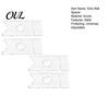 Bed Headboard Wall Spacer 1/2/4 Sets Clear Acrylic Furniture Spacer, Protect Walls & Keep Sofa Guard Space for Curtains, Outlets, Vents, Adjustable
