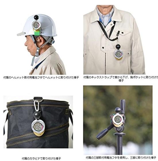 Tanita Черный Глобусный Измеритель Индекса Теплового Удара с Тревогой о Тепловом Ударе 24 штуки, TT-562,