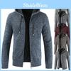 Теплая и уютная мужская толстовка-свитер на молнии спереди и мягкими карманами на подкладке