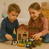 Jouet - SHOP-STORY - Mon Coffret de la Ferme - 12 Pièces - Tracteur Sonore et Lumineux - Dès 3 Ans