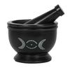 Triple Moon Soap Stone Pestle And Mortar