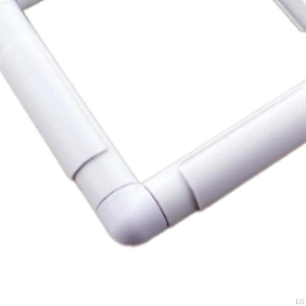 Clip Frame Square Embroidery Hoop Sturdy Easy To Install Cross Stitch Snap for DIY