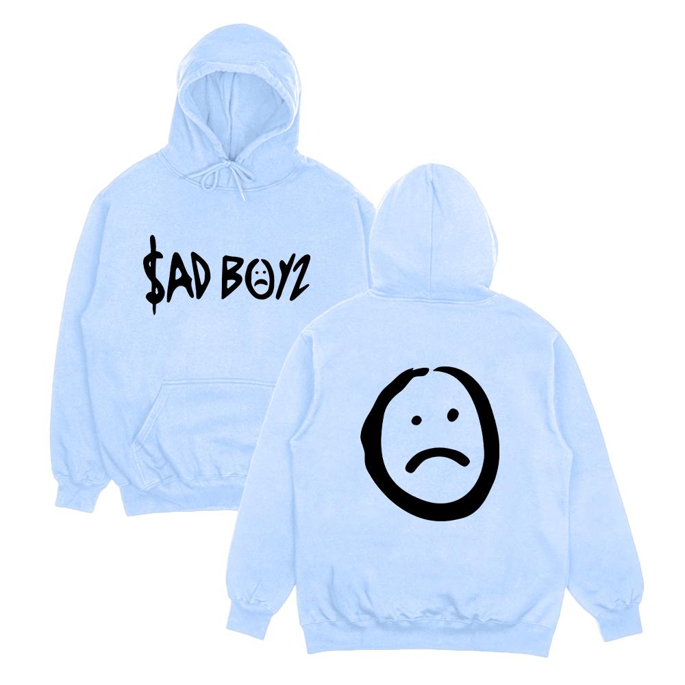 Мерч Junior H Худи $AD Boyz Худи Sad Boyz Мужские Женские Свитшоты С принтом Повседневная одежда Хип-хоп Графические Пуловеры Хай-стрит Худи