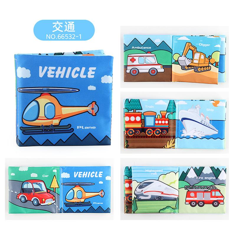 Детские игрушки из ткани «Не рвется», 4 страницы, 8 сторон, раннее образование, познание, моющиеся, ладонь, тканевая книга «Не рвется», звук, бумага