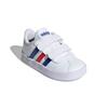 adidas VL Court 2.0 I White Royal Blue Ярко-красные детские кроссовки Cloud-White FY9275