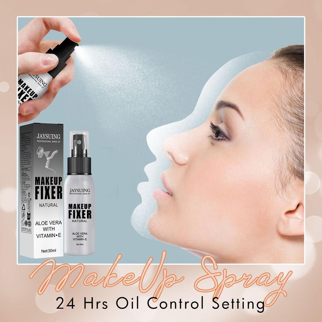 Jaysuing makeup setting spray fast dry matte refreshing waterproof long lasting makeup fix spray
