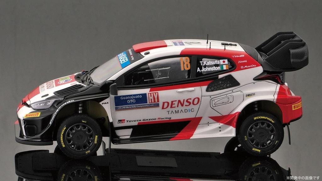 Belkits 1/24 Toyota GR Yaris Rally1 Hybrid Победитель Ралли Мексики WRC 2023 Пластиковая модель-конструктор BEL026