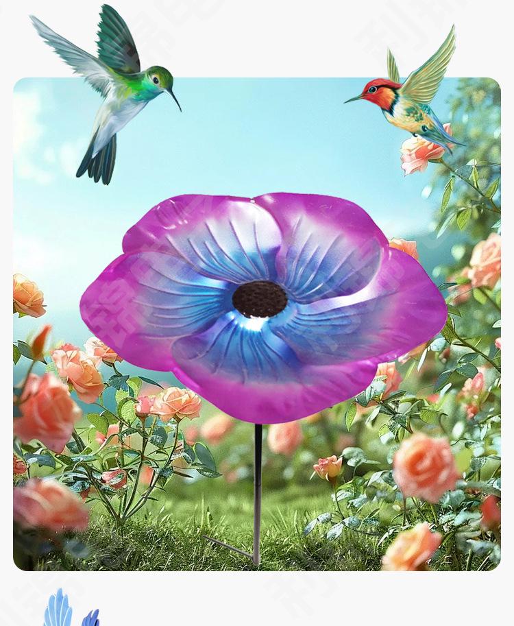 Metal Shepherd's Hook Bird Feeder & Bath: Outdoor Garden Courtyard Decor