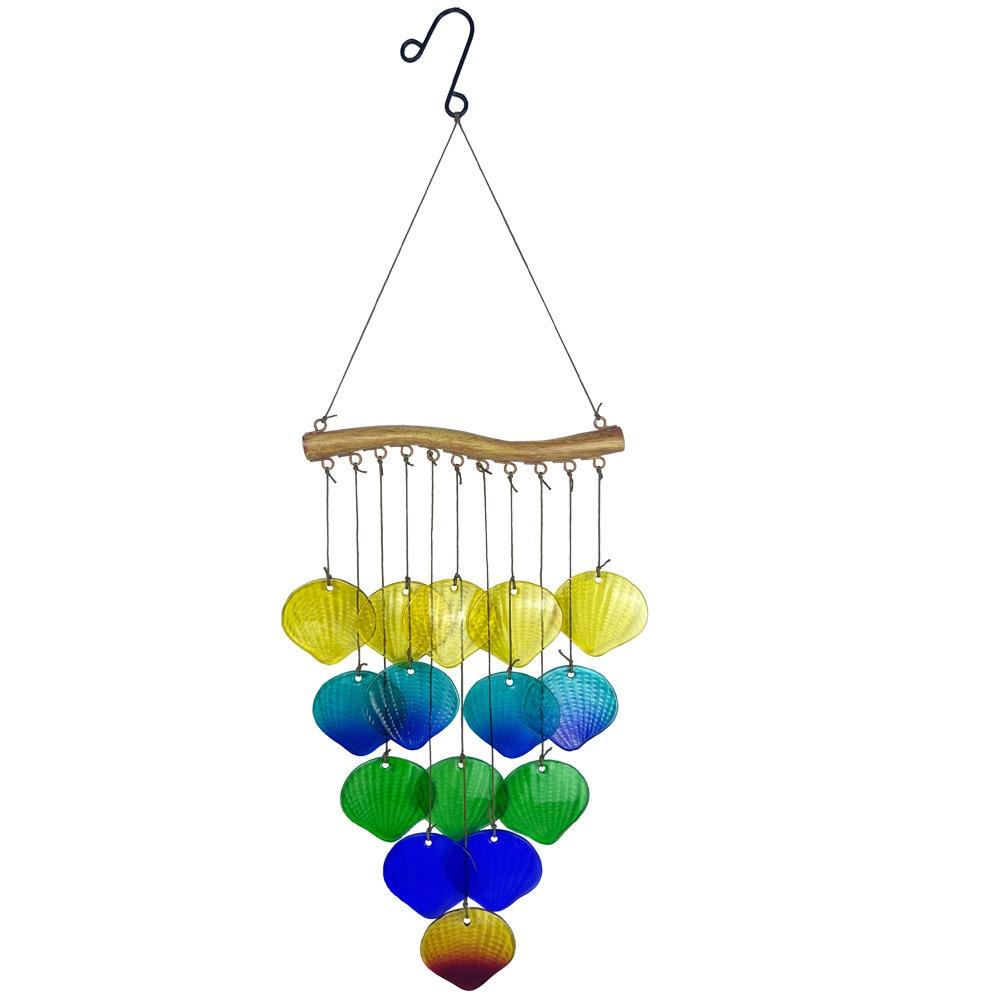 Colorful Wind Chime Iron Art Light Collection Pendant Crafts Sun Catcher Windows